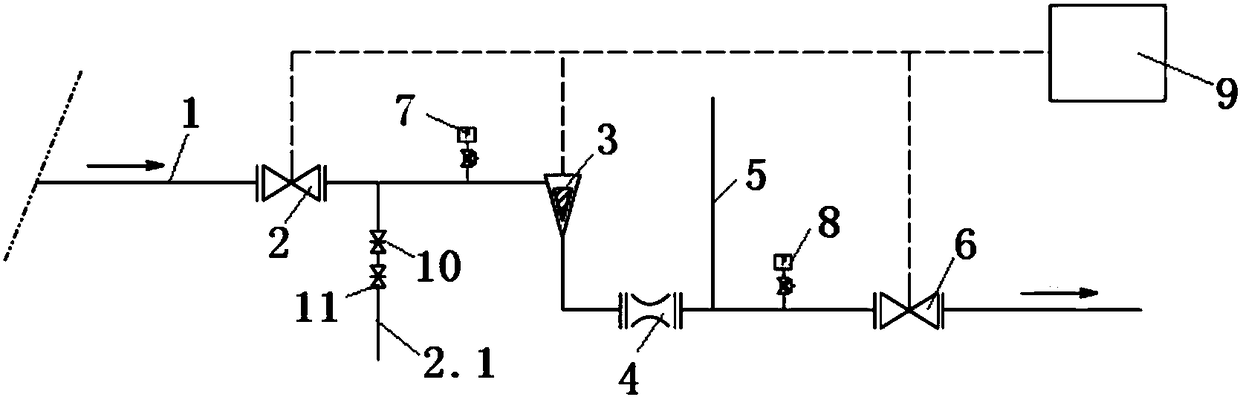 High-water-head and high-flow energy dissipation and pressure reduction drainage system of long water diversion power station