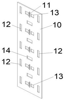 An interior decoration wall tile fixing beautiful seam structure