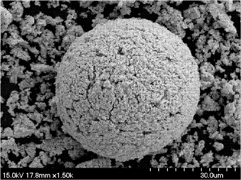 Preparation method of mesoporous hollow sphere-shaped tungsten carbide