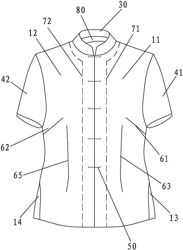 Tang style blouse and method for making Tang style blouse