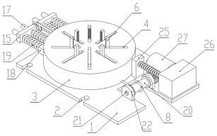 An automatic clamping device for industrial production