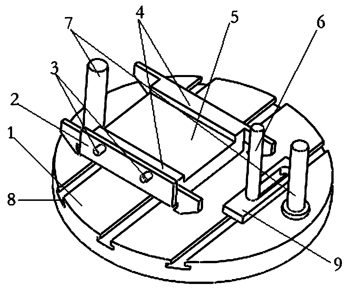 Supporting seat slot clamp