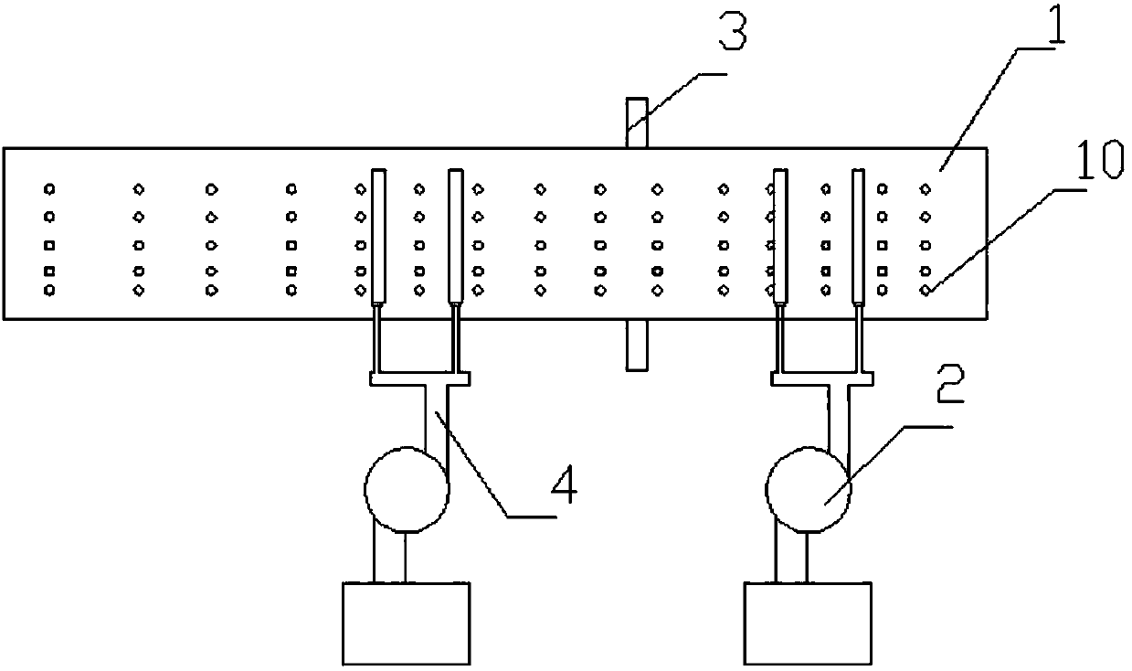 A paint spraying device for furniture