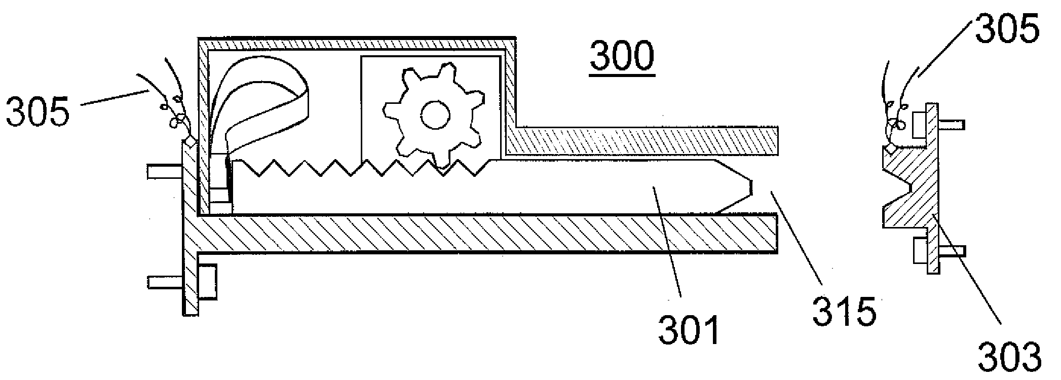 Mechanically actuated thermal switch