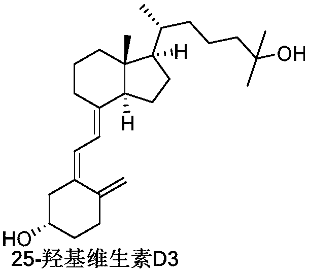 Application of 25-hydroxyvitamin D3 in foods