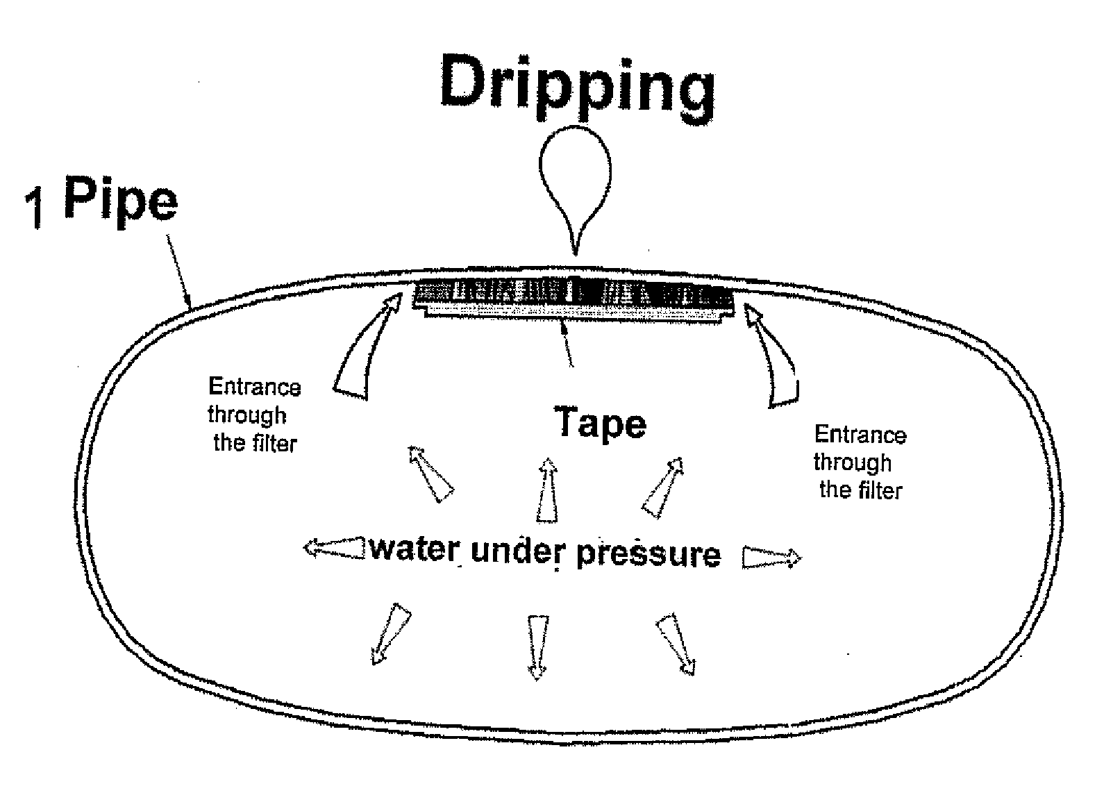 Irrigation pipe