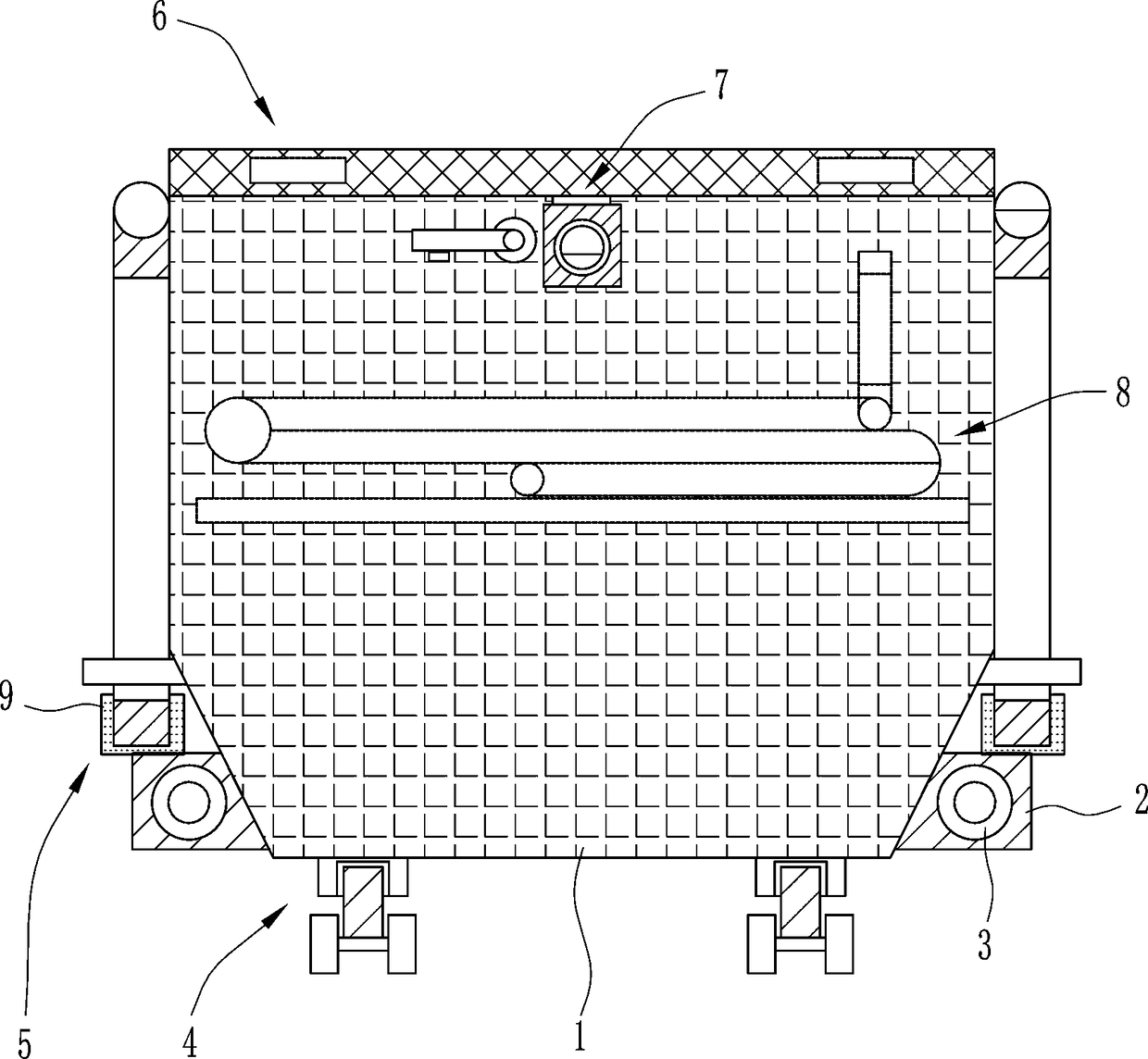 Detachable goods storage basket for electric vehicle
