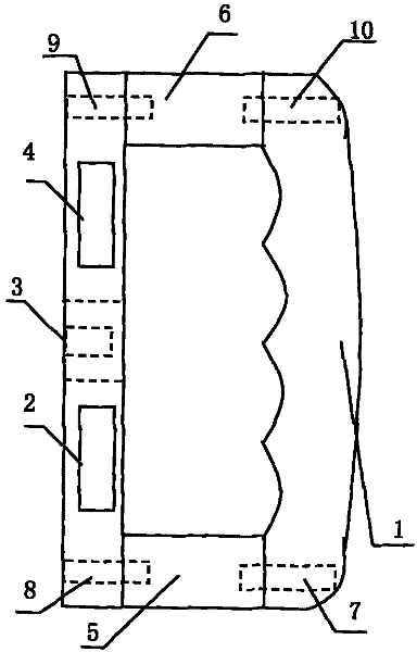 Aircraft driving lever force measuring component and measuring method thereof