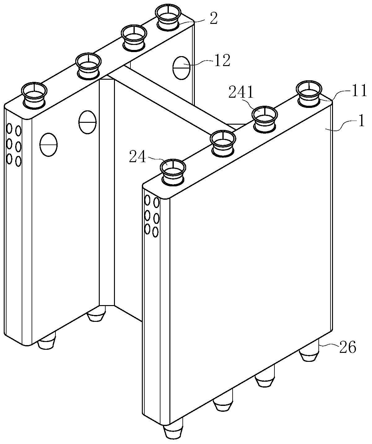 Profile steel supporting pile