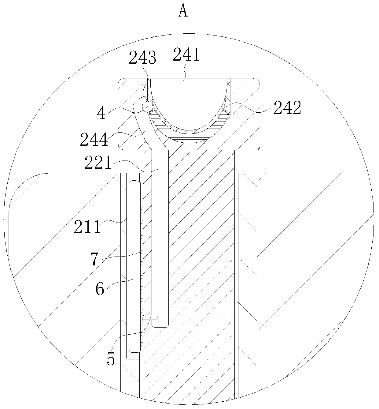 Profile steel supporting pile