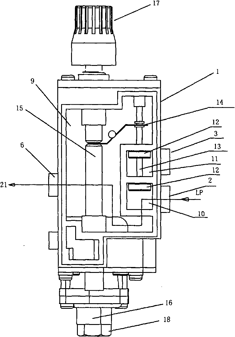 Double-air source selection valve
