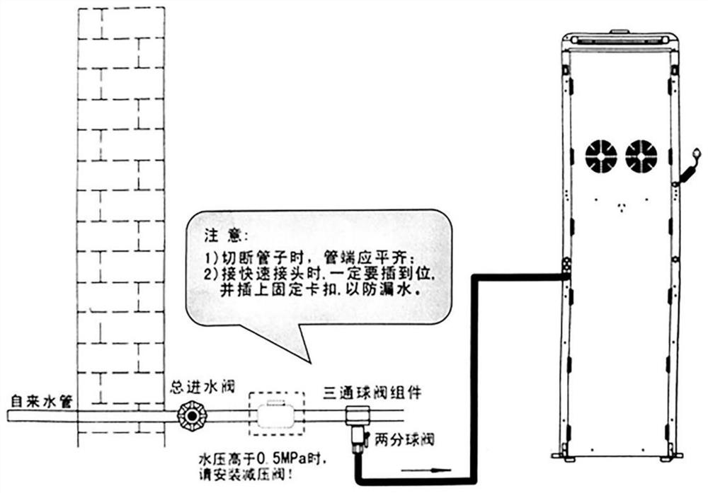 Novel metering type water purifying and drinking machine