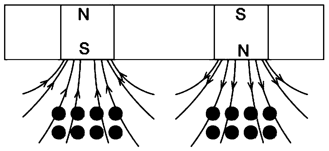 A linear vibrating motor