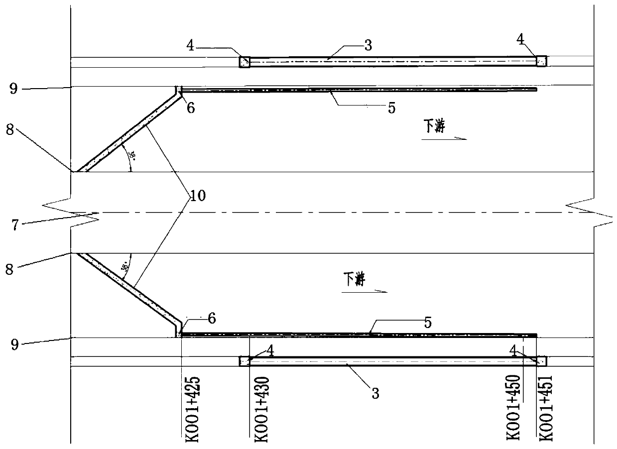 Rapid pushing and replacing construction method for ballastless track structure of passenger special line