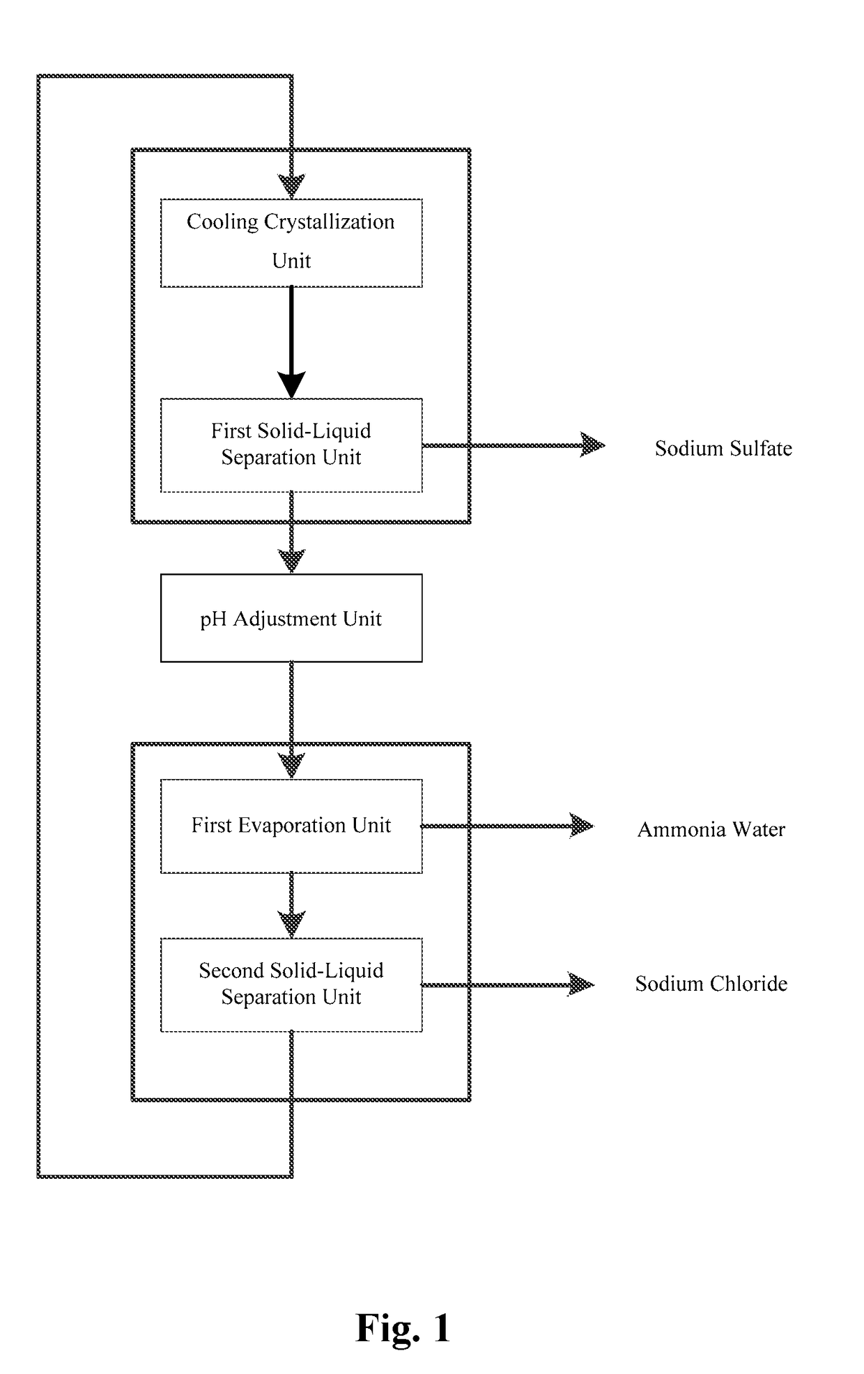 Apparatus and Method for Treating Waste Water Containing Ammonium Salts