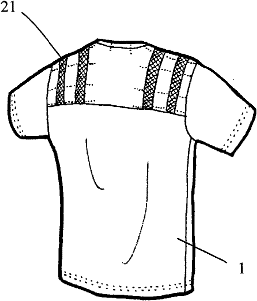 Air-permeable garment