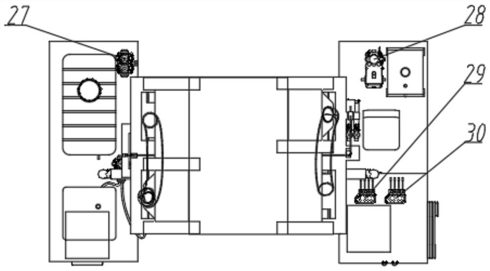 A door-type three-dimensional air-supply sprayer for orchard