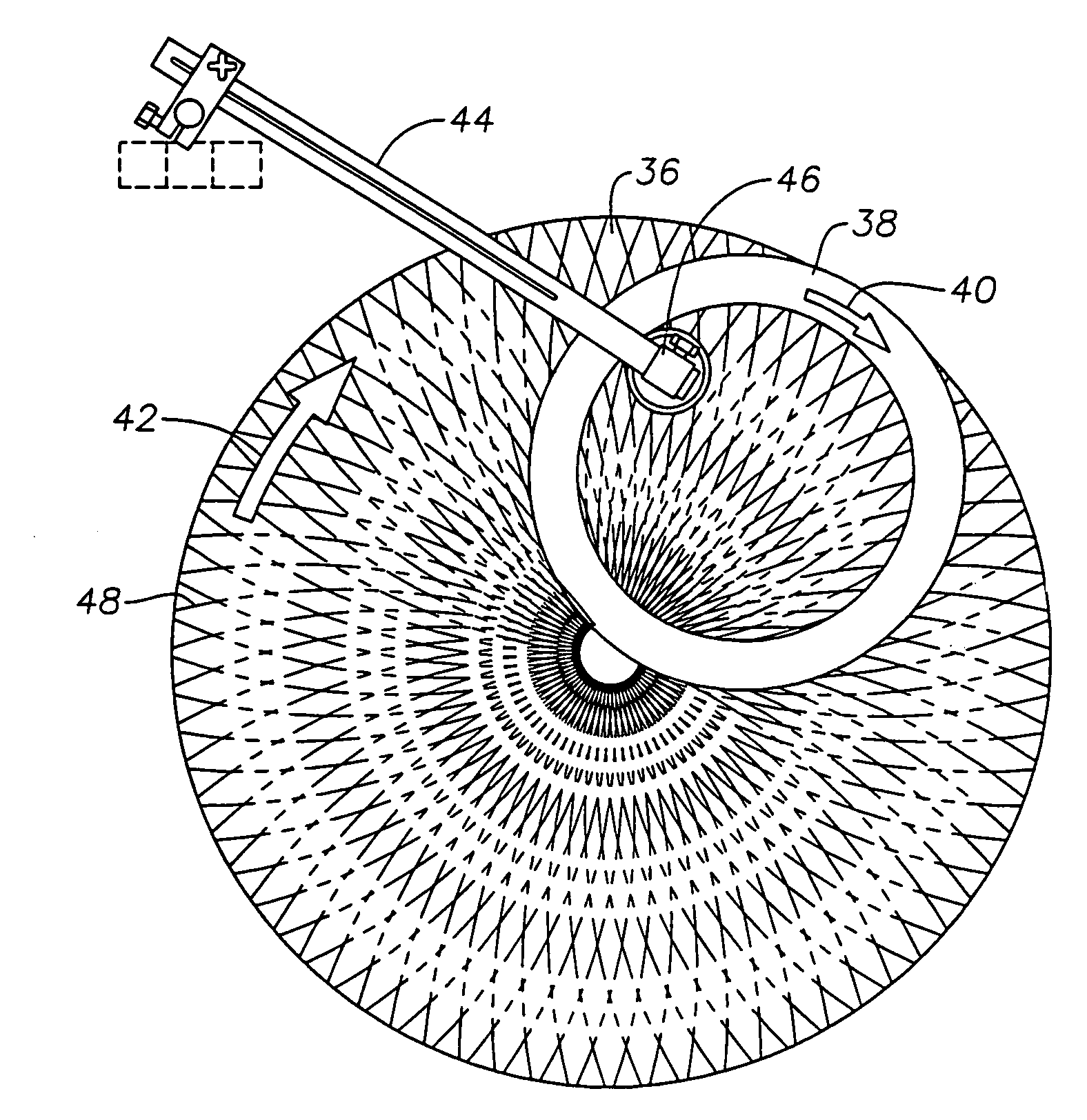Apparatus and method for precise lapping of recessed and protruding elements in a workpiece