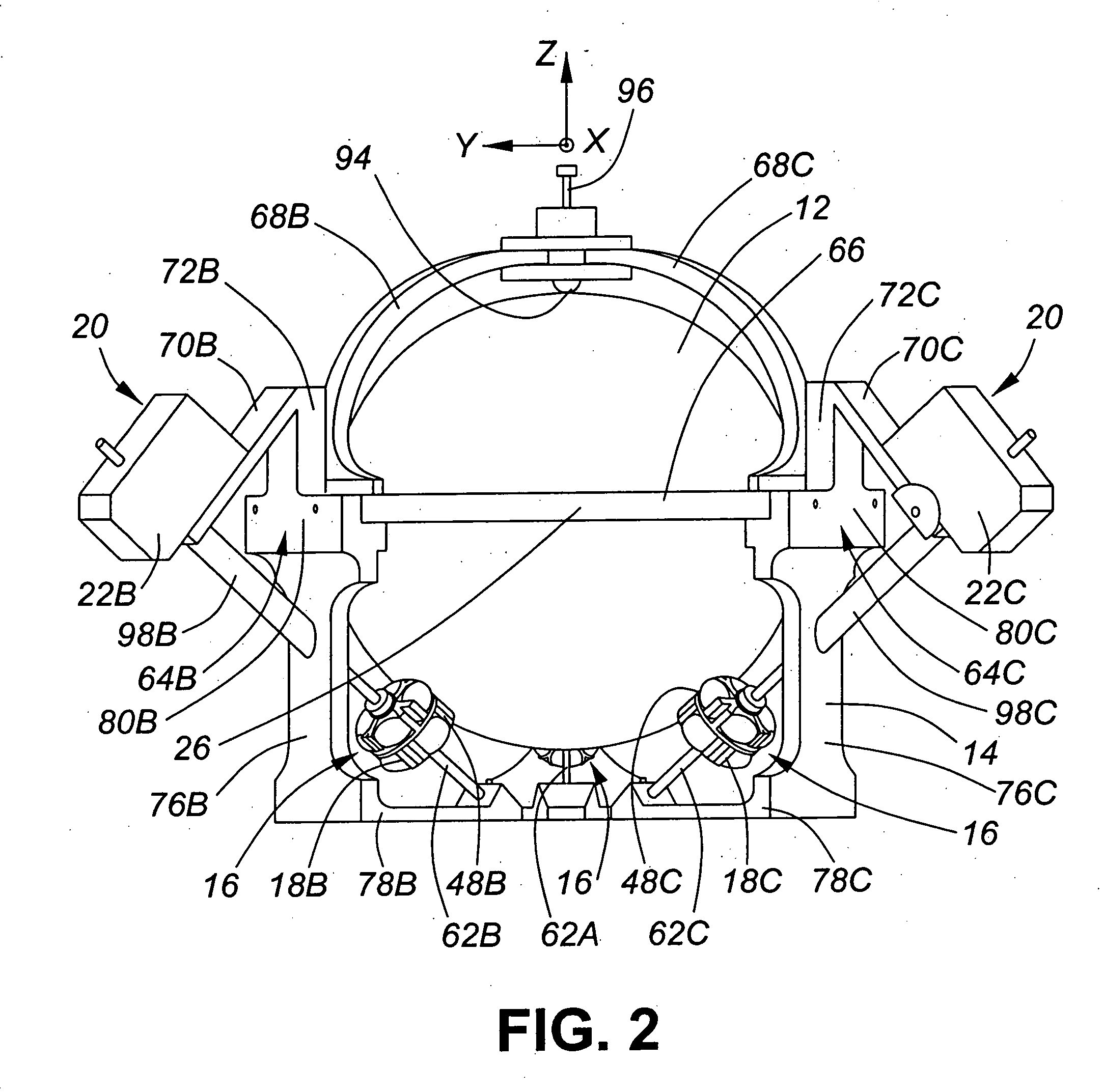 Apparatus for multi-axis rotation and translation