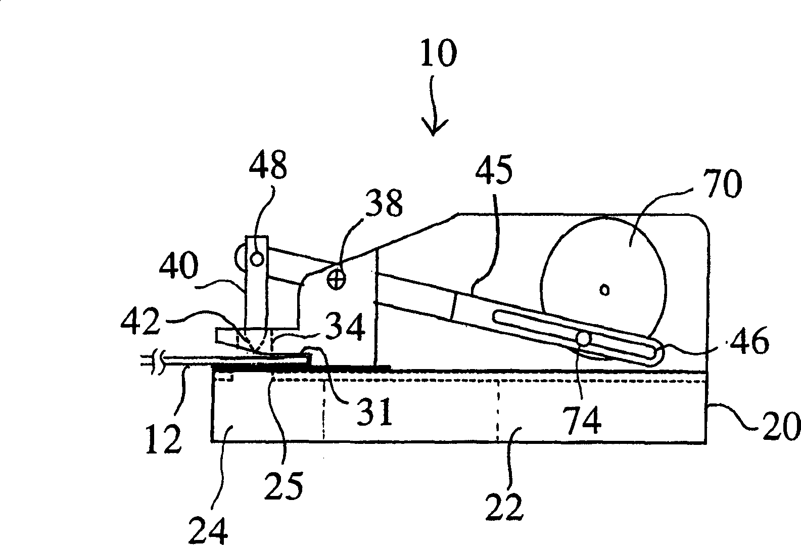 Electric punching device