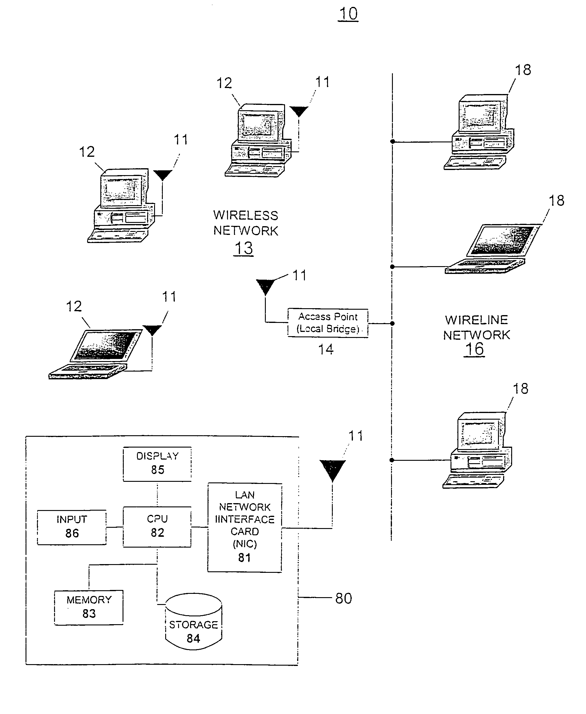 Method and apparatus for detailed protocol analysis of frames captured in an IEEE 802.11(b) wireless LAN