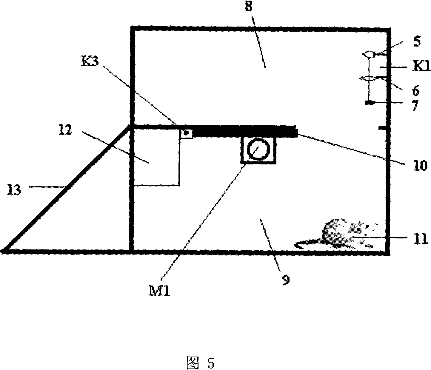 Controllable silicon trigger circuit of continuous mouse trapping boxes
