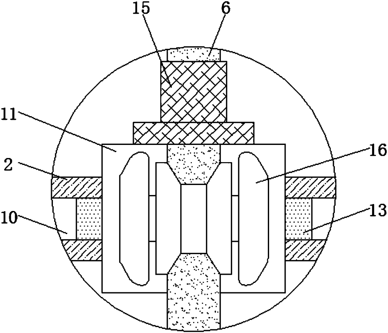 Rotary anti-winding type pay-off mechanism for spinning