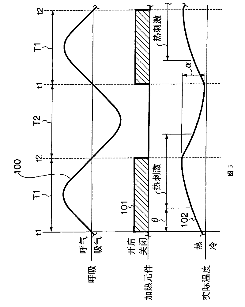 Thermal stimulation apparatus for vehicles