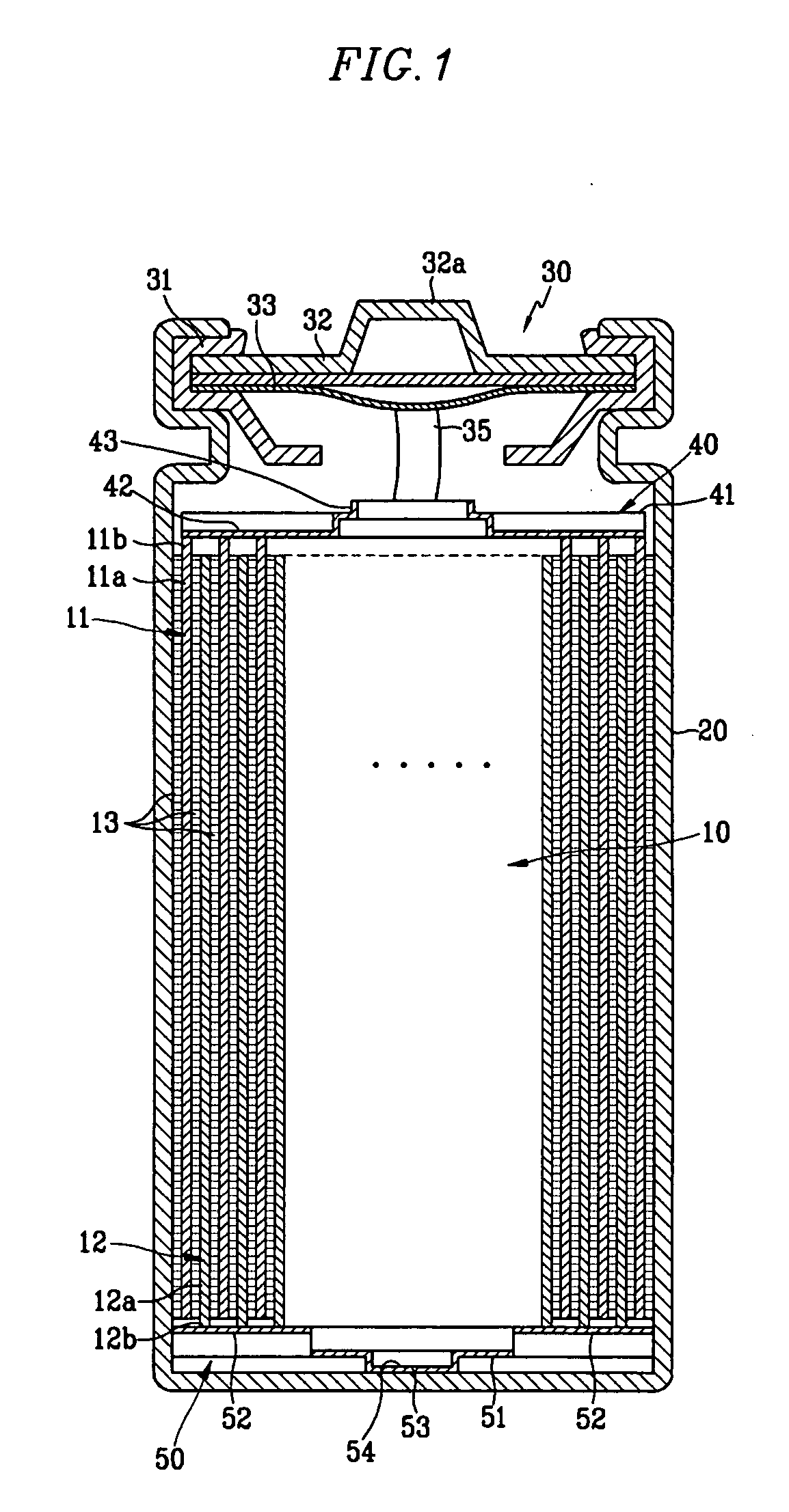 Collector plate for rechargeable battery, electrode assembly, and rechargeable battery comprising the same