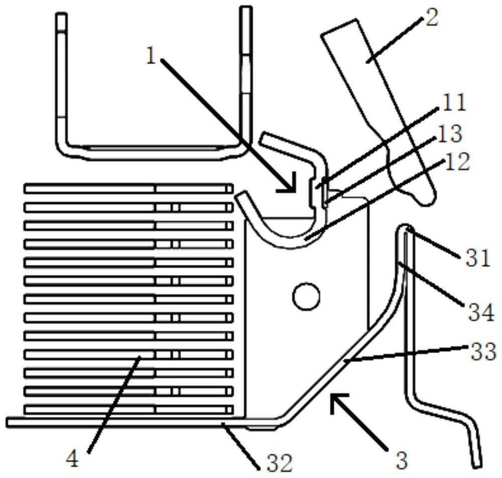 Miniature circuit breaker arc extinguishing system and miniature circuit breaker with same