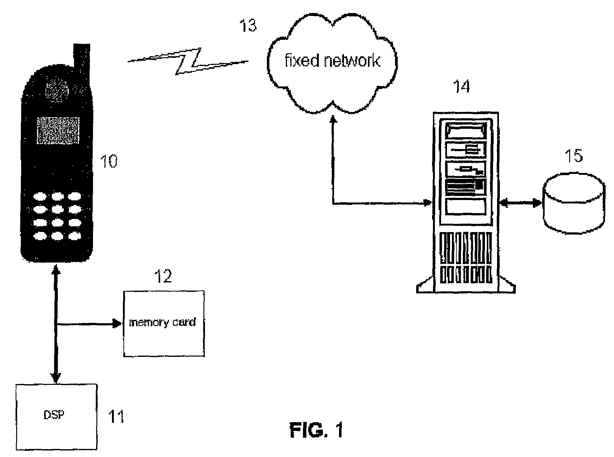Method and device for the processing of speech information