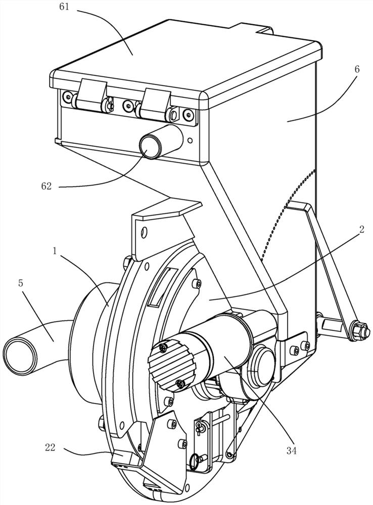 Air suction type seeding machine, seed-metering device and seed suction mechanism