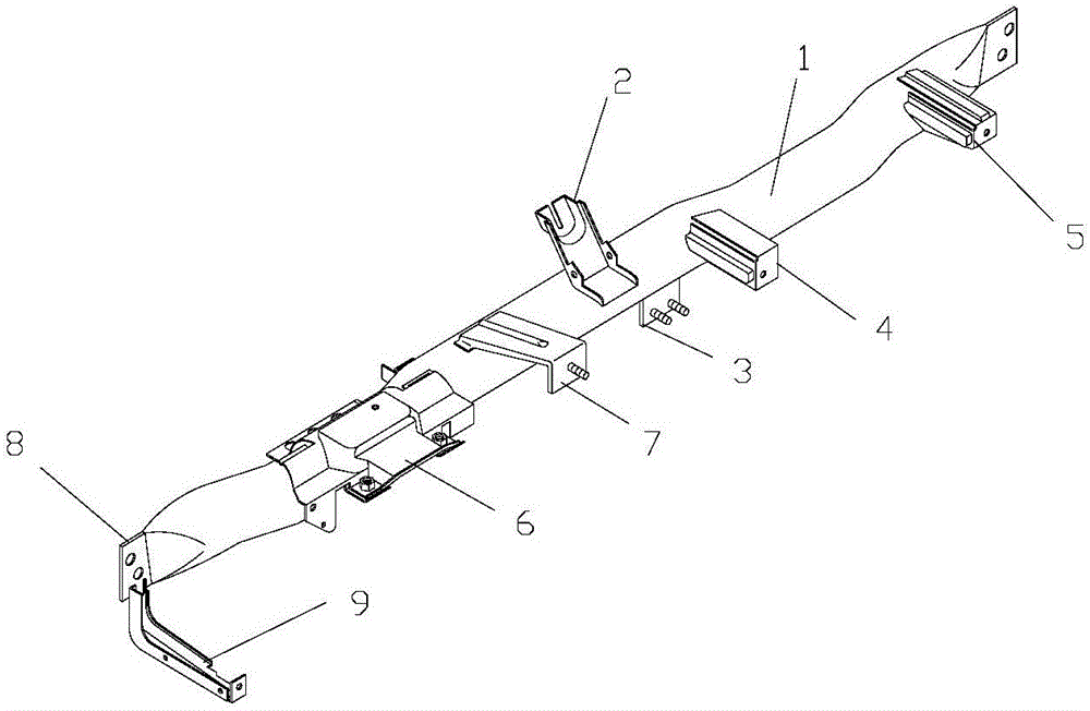 Reinforced beam assembly for instrument panel