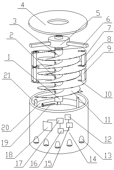 An industrial nitrogen dehumidification detection device