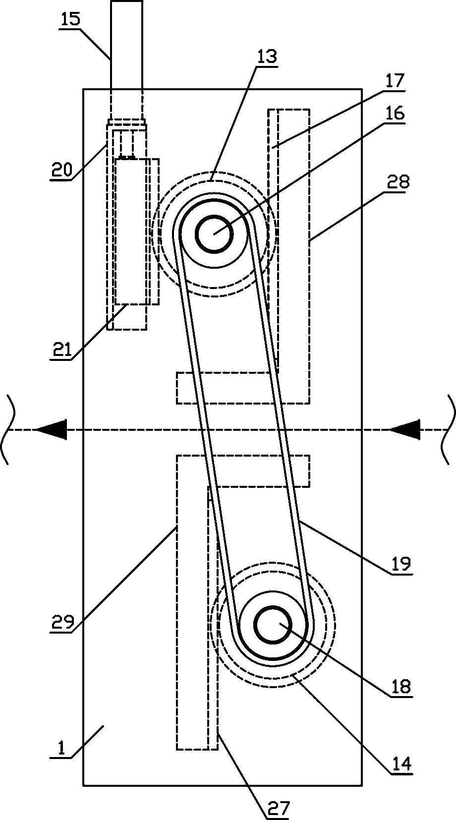 Compressing and drafting mechanism used for yarns
