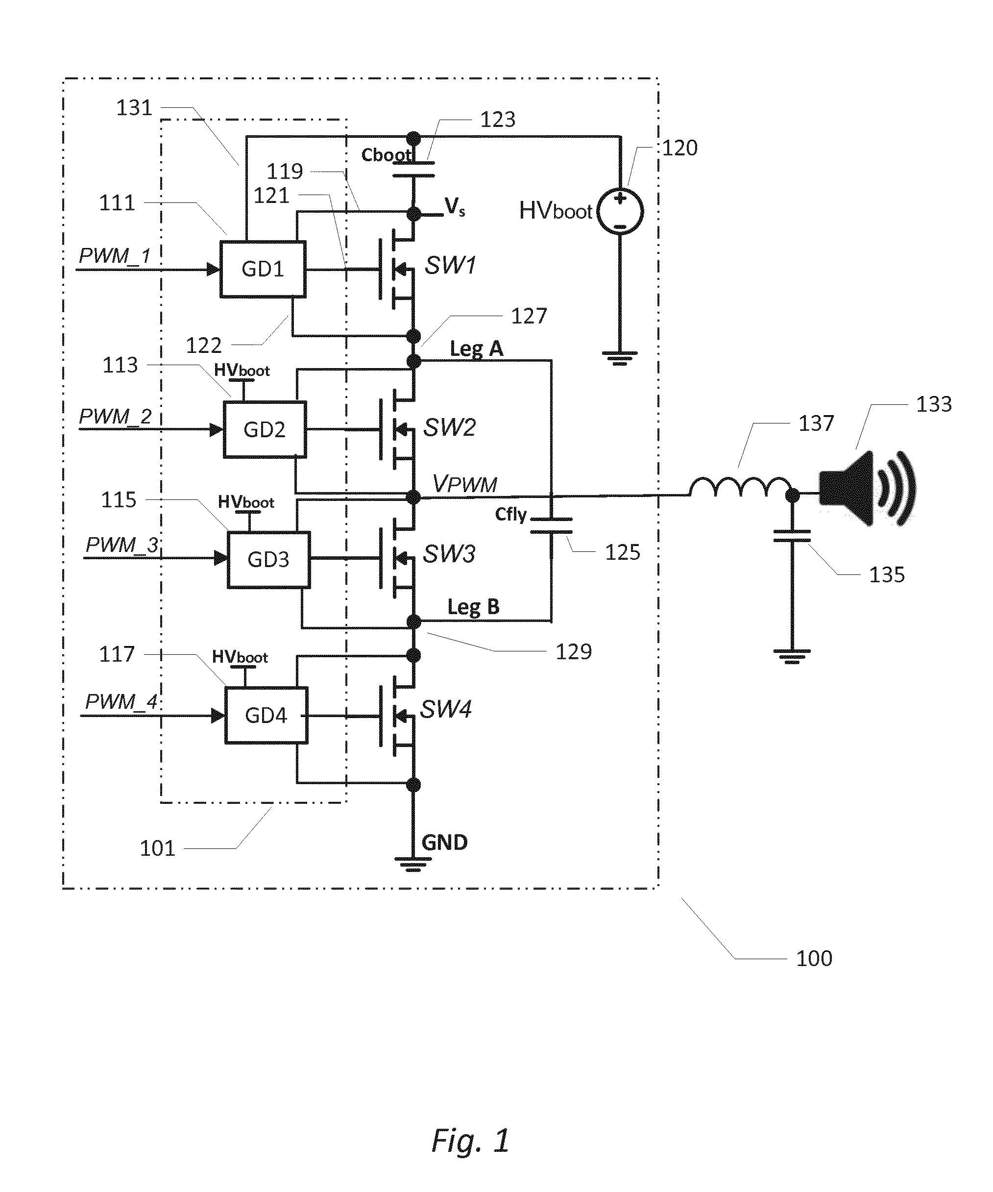 Power transistor gate driver