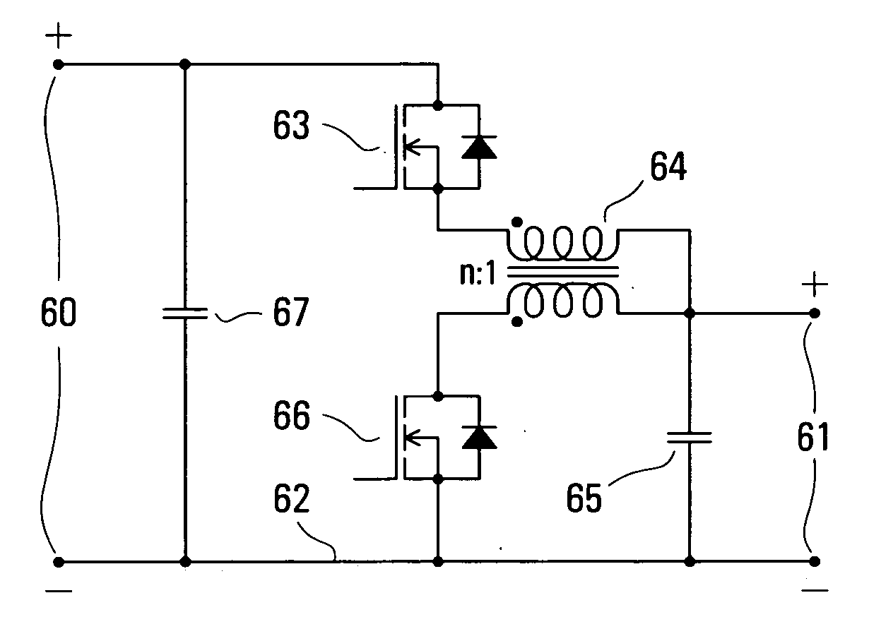 DC converters having buck or boost configurations
