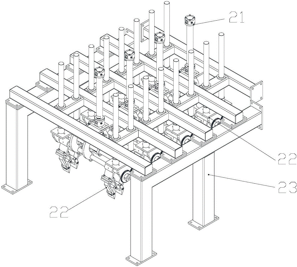 Stripping device for cathode zinc plate