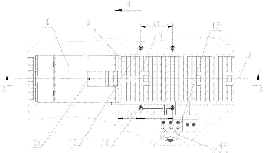 Interlocking control device of wheel tug assembling line and vehicle-receiving off-line equipment and collocation method