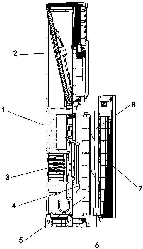 Control method for cleaning filter screen of air conditioner, computer readable storage medium and air conditioner