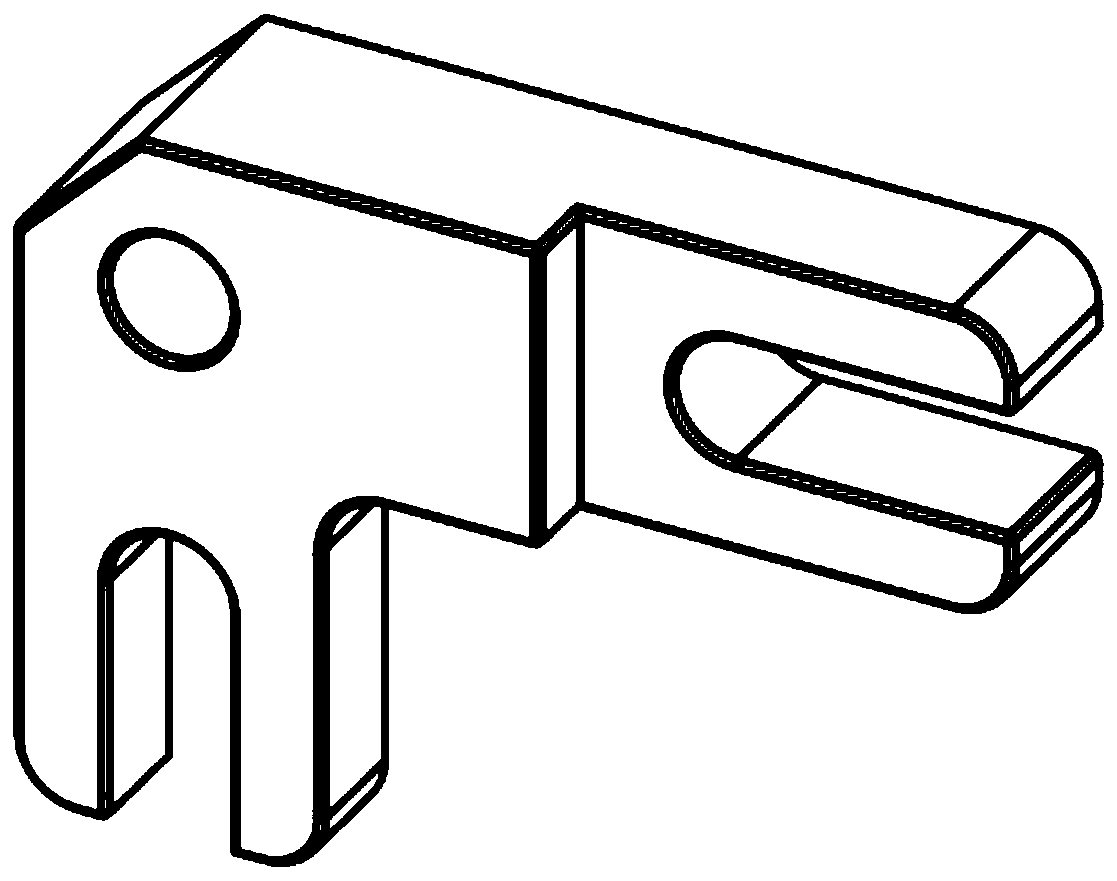 Clamping jaw structure capable of achieving precise pointer positioning