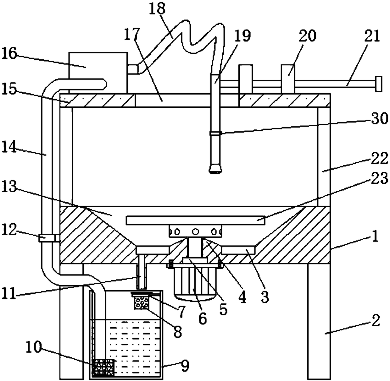 A uniformly dispersed oil-saving coupling oiling device