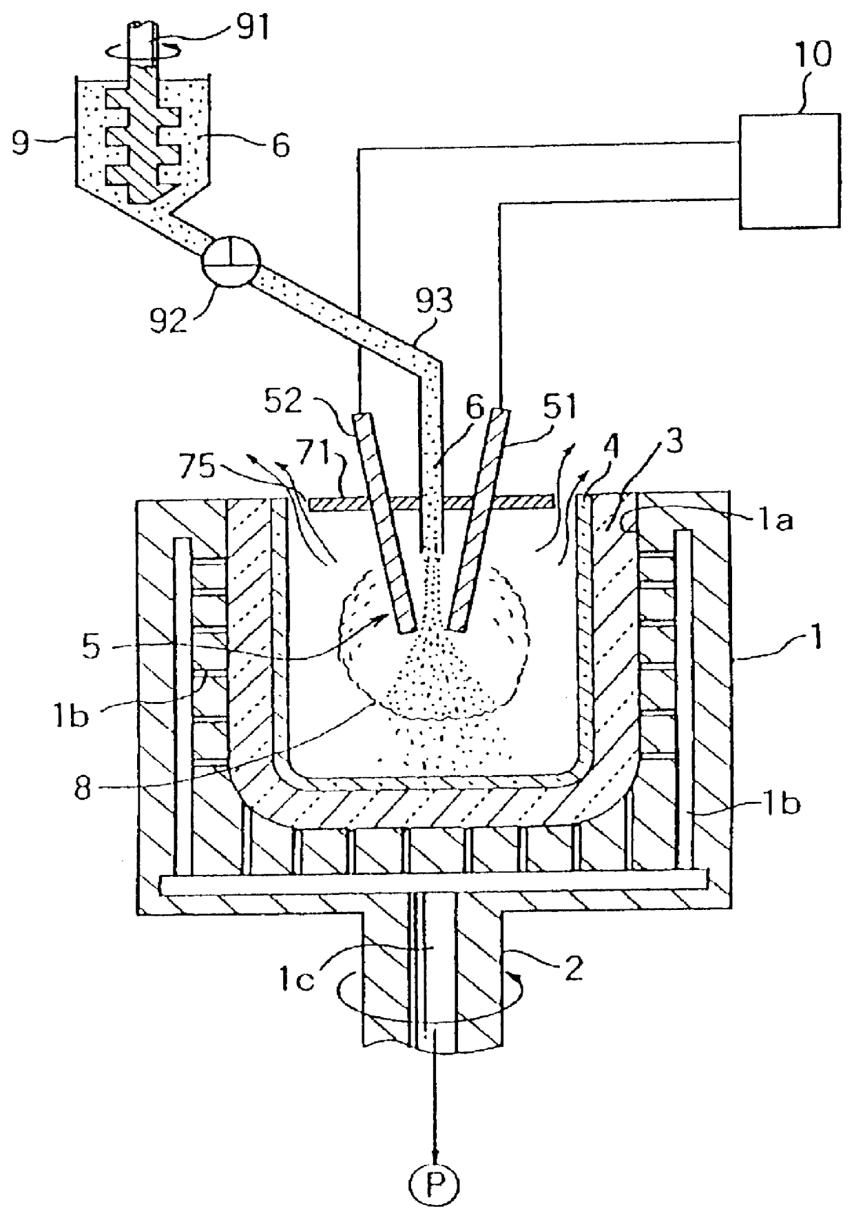 Quart crucible with large diameter for pulling single crystal and method of producing the same