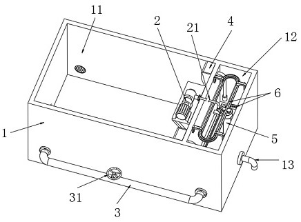 Soft-shelled turtle breeding oxygen supply device