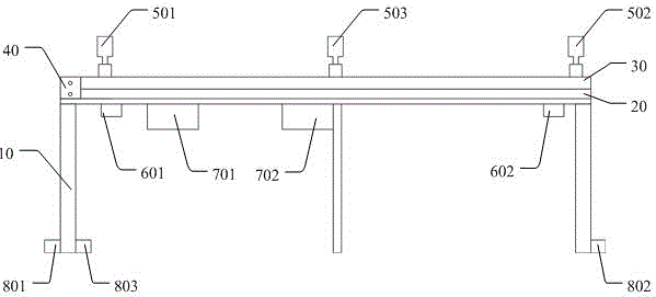 Device for pipe penetrating of flat light strip