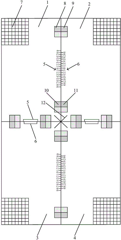 Method and device for testing splice liquid crystal display