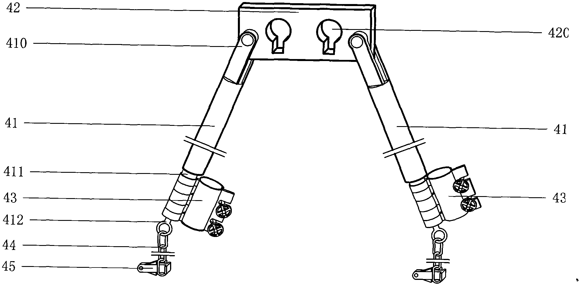 Combined type movable hanger