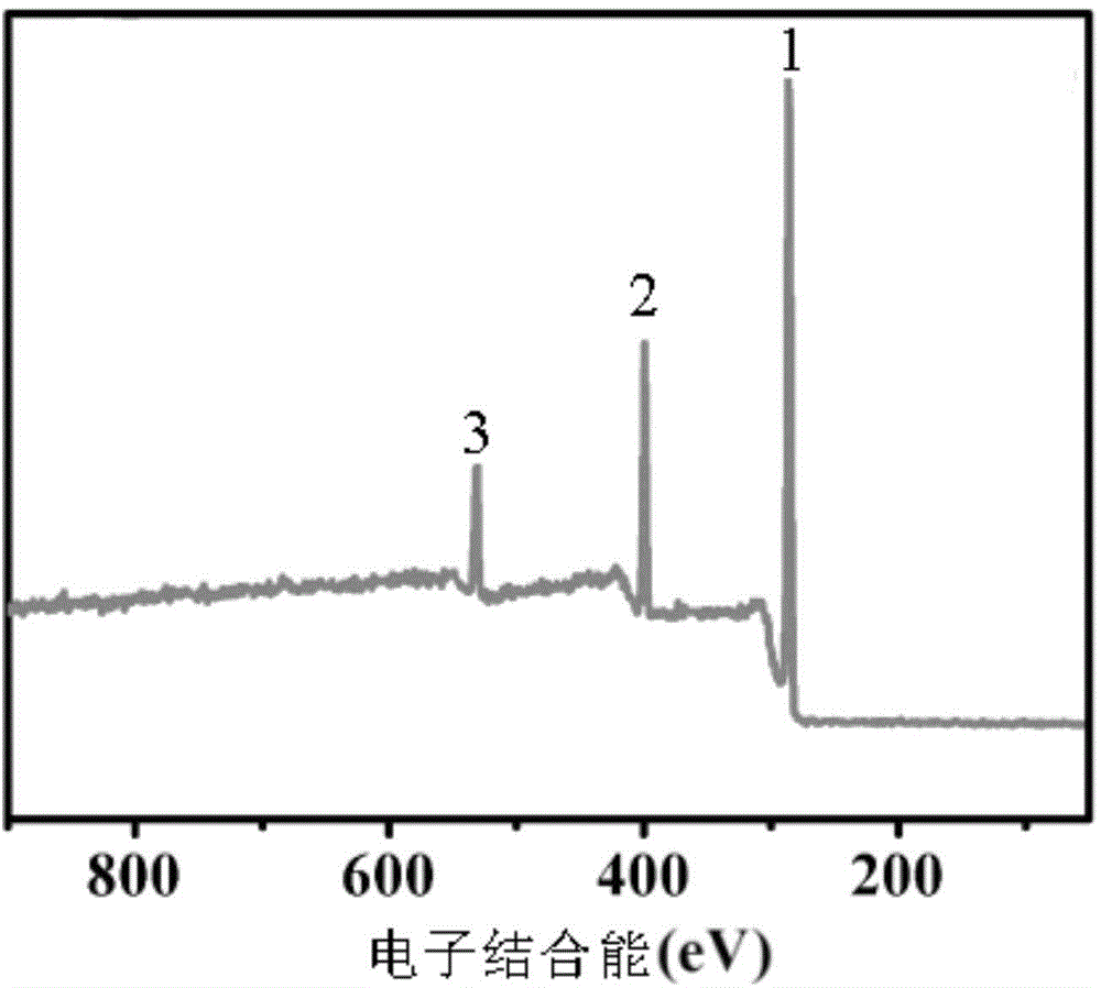 Method for adsorbing polymine on carbon fiber surface in supercritical methanol