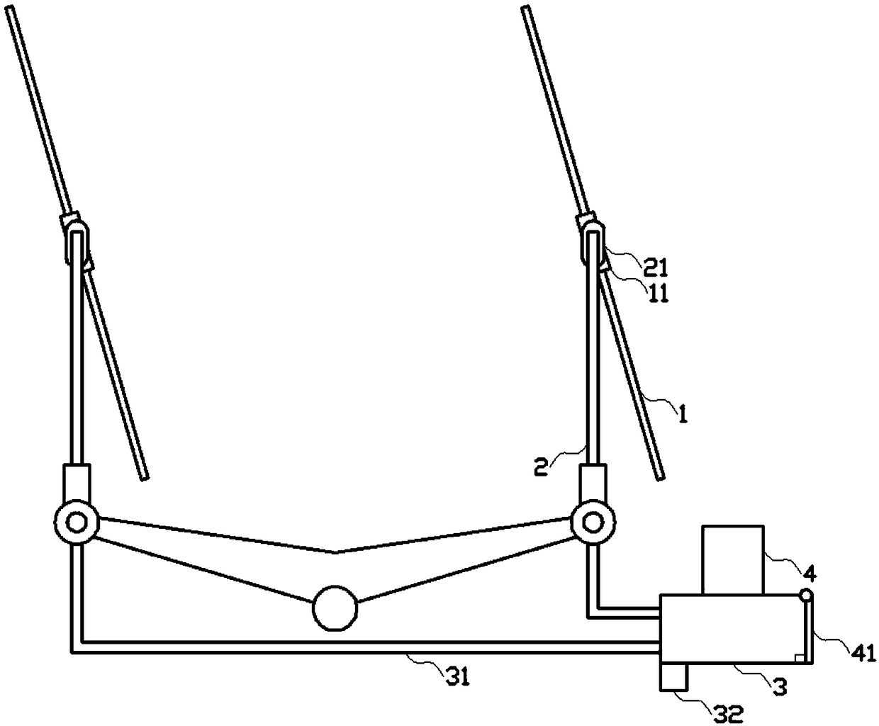 Automobile wiper control method with self-adaptive pressure regulation