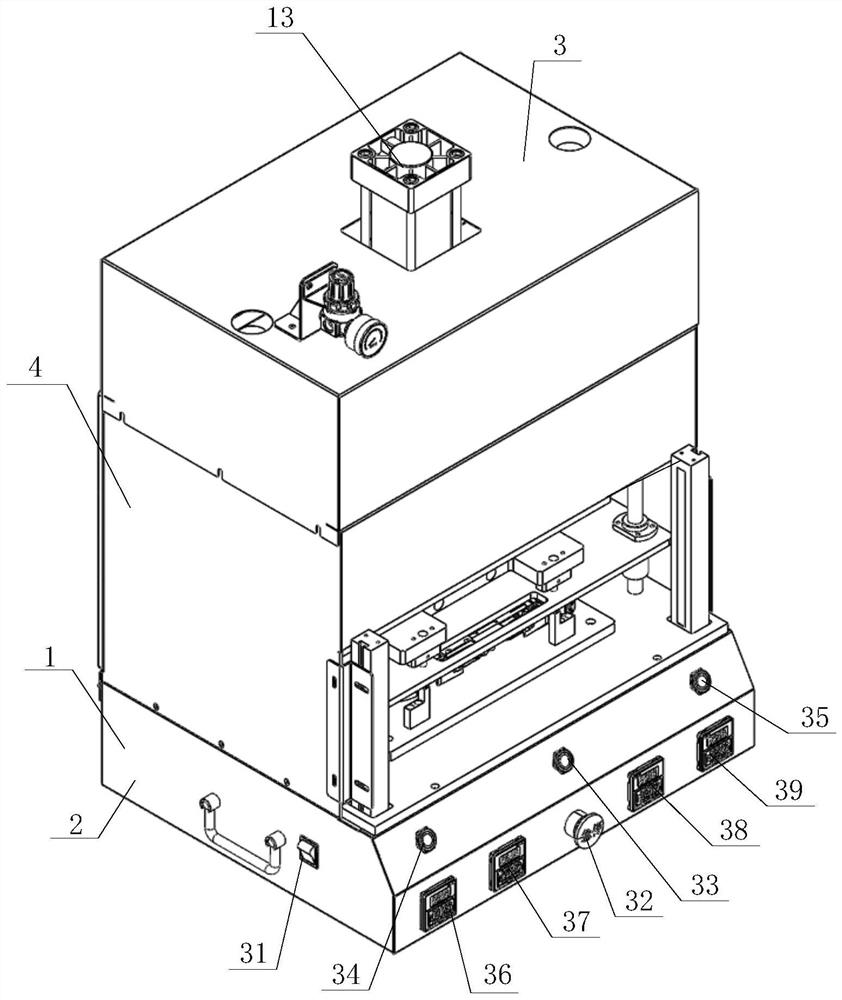 A kind of automatic hot pressing equipment and method for realizing hot pressing